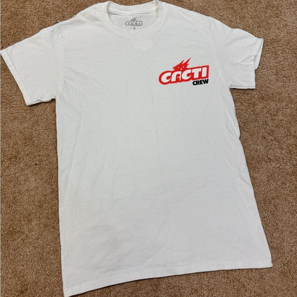 Travis Scott Other - Travis Scott Cacti Crew White T Shirt Short Sleeve
